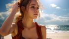 bella ragazza capelli rossi