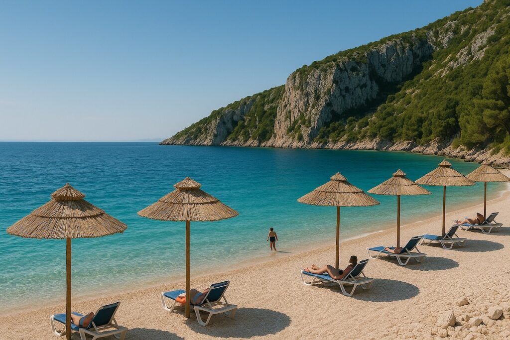 Spiaggia in Croazia perfetta per una vacanza a basso costo nel 20
