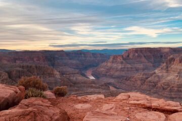 Panorama mozzafiato del Grand Canyon di giorno