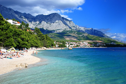 La spiaggia di Baska