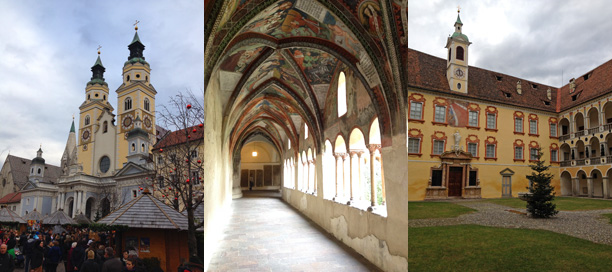 Il Duomo, il chiostro e il Palazzo vescovile di Bressanone