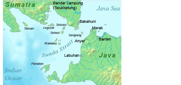 Isole della sonda: mappa