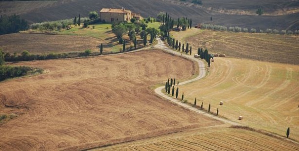 Val d'Orcia in treno