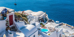 santorini mare barca