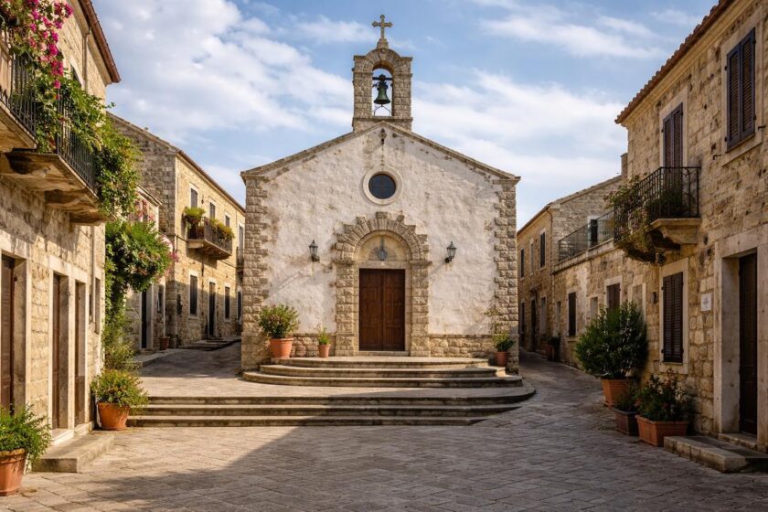 Chiesa nel centro storico di Arzachena