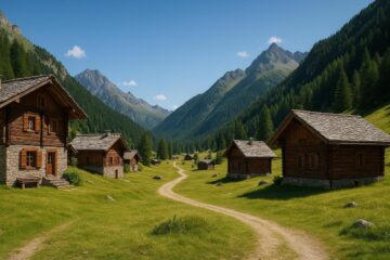 Borgo di montagna italiano per vacanze low cost con natura e relax