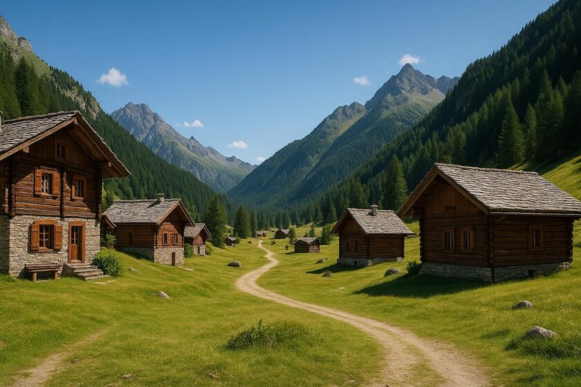 Borgo di montagna italiano per vacanze low cost con natura e relax