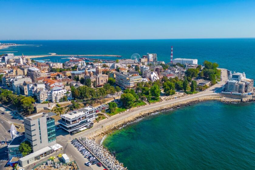 Mare a Costanza in Romania sul Mar Nero