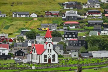 Villaggio tradizionale delle Isole Faroe
