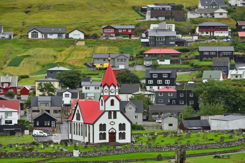 Villaggio tradizionale delle Isole Faroe