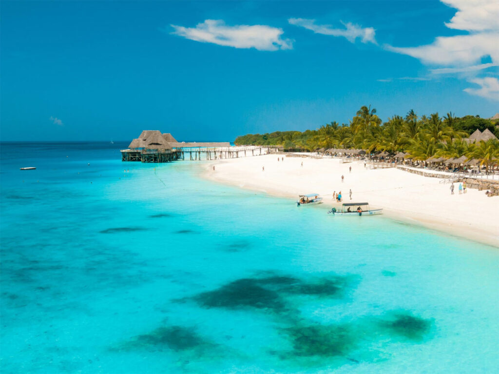 Spiaggia e mare a Zanzibar