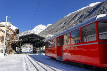 Petit Train nel centro di Chamonix tra le attrazioni turistiche della città